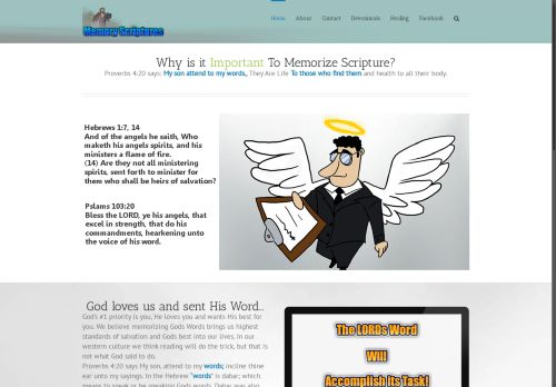 Memory Scripture Website